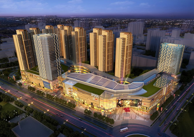 博悅佳輕質(zhì)隔墻板在麻城廣場